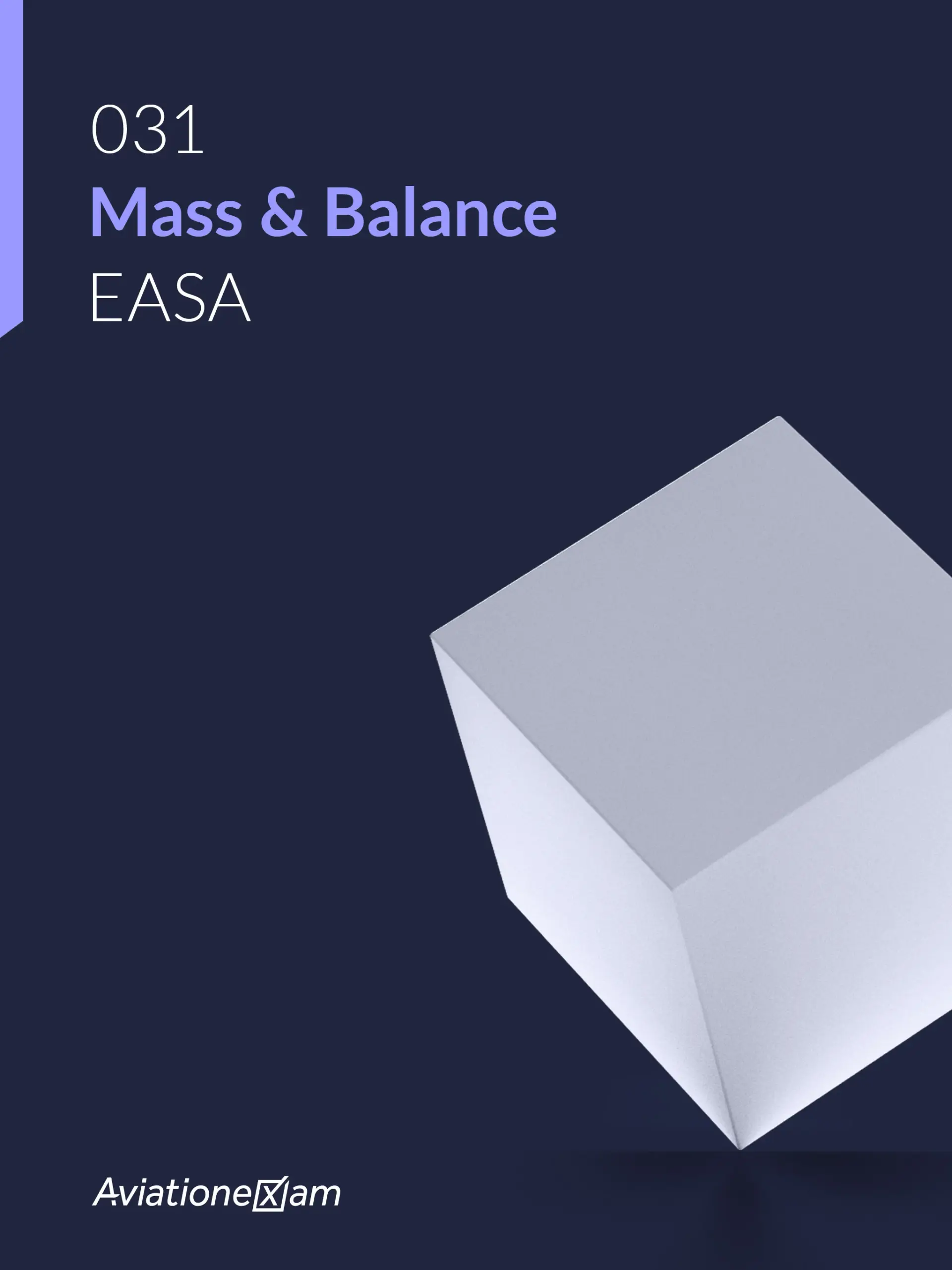 031 -  Mass & Balance eTextbook