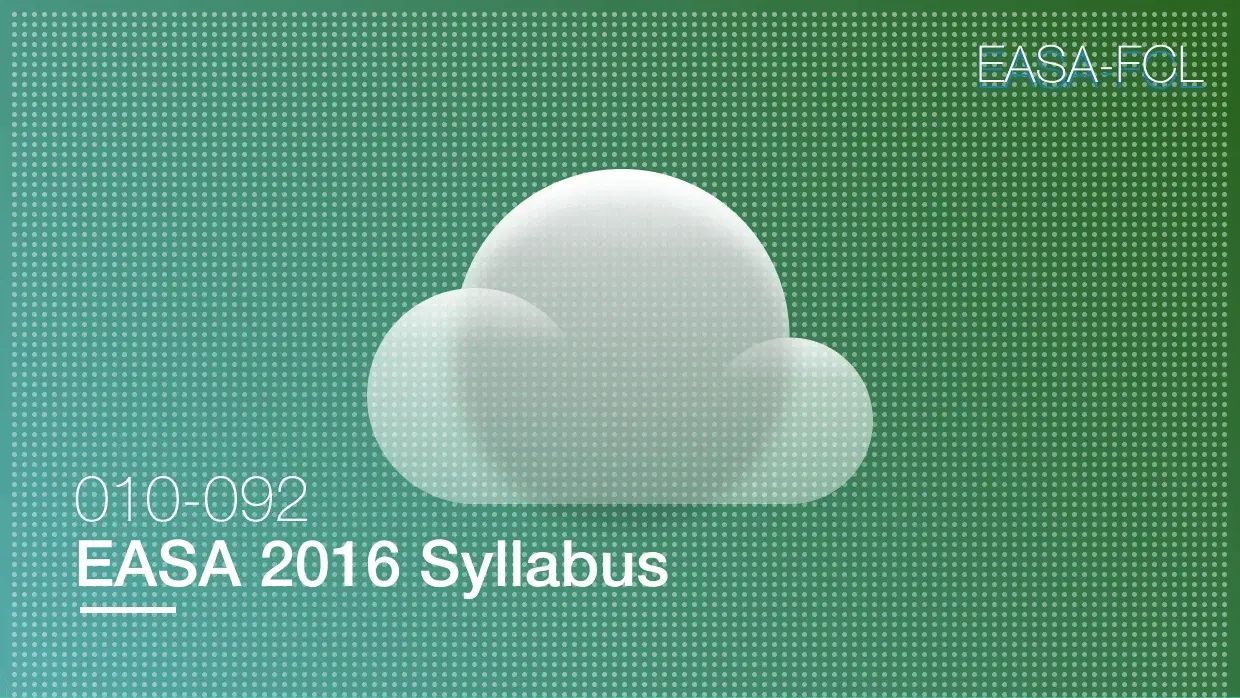 EASA 2016 Syllabus