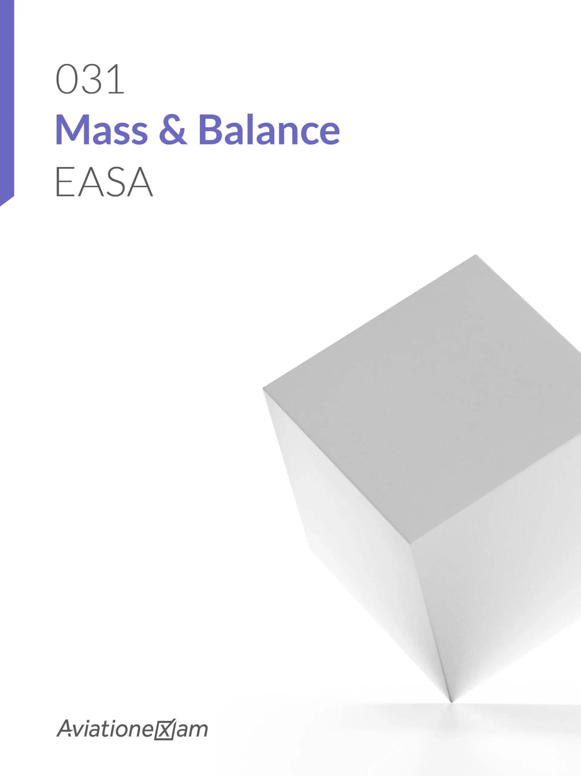 031 -  Mass & Balance eTextbook 2016